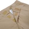 Izod Boys' School Uniform Adaptive Chino Shorts with Adjustable Waistband, Velcro Closure, and Faux Buttons, Khaki, 8 view 3