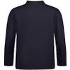 Izod Boys' School Uniform Adaptive Long Sleeve Pique Polo with Velcro Closure, Navy, 10-12 Husky view 2