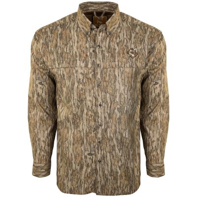 Drake OT1000-YTH-006-10 Youth Mesh Back Flyweight Shirt 2.0 Bottomland Youth 10