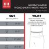 Under Armour Gameday Pro 5-Pad Football Compression Girdle, Shorts with UA HeatGear & McDavid HEX Technology, Moisture Wicking Protection (Youth) view 3