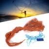 Tire line Fishing Cast Net, 8.2x11.5ft Saltwater American Fishing Cast Net Mesh, Radius Size Heavy Duty Throw Net and Automatic Fishing Net Cast Net for Bait Trap Fishing Saltwater and Freshwater view 4
