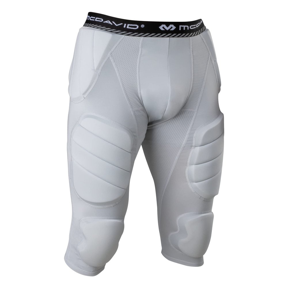 Mcdavid Mens Football Integrated 7 Pad  Compression Tights, Protection for HIPS, Thighs, Tailbone & Knees, Adult