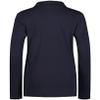 Izod Girls' School Uniform Adaptive Long Sleeve Interlock Polo with Velcro Closure, Navy, 12-14 Plus view 2