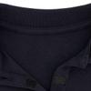 Izod Girls' School Uniform Adaptive Long Sleeve Interlock Polo with Velcro Closure, Navy, 12-14 Plus view 4
