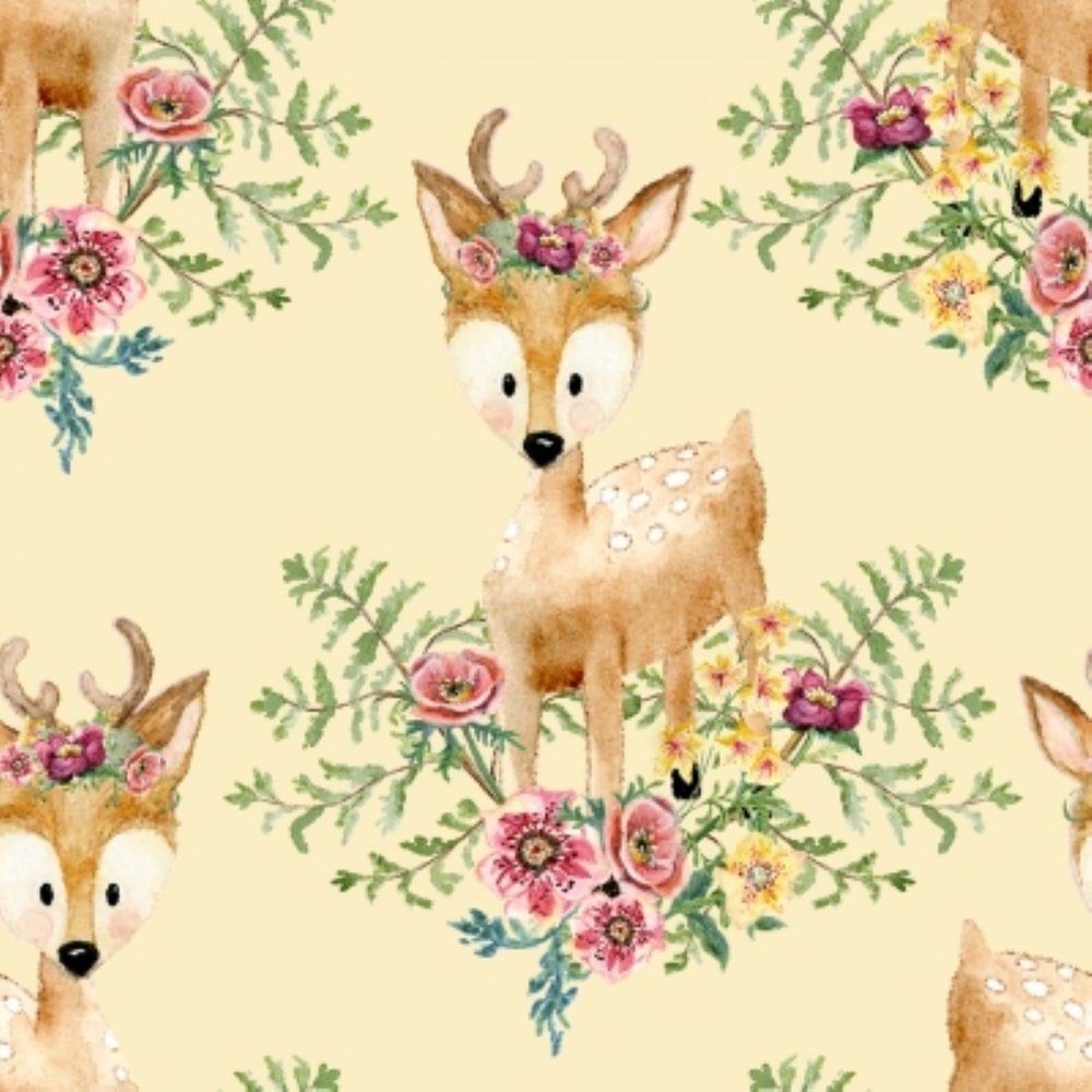 3 Wishes Forest Friends Girl 18676 Yellow Deer
