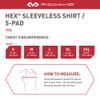 McDavid Hex Sleeveless Shirt 5-Pad, Moisture-Wicking Technology & Flexible Fit, Great for Field & Impact Sports (Adult) Black view 3