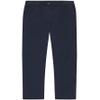Nautica Girls' School Uniform High Waisted Bootcut Pants, Elastic Waistband with Button Closure, Twill Material, Navy/High Waist, 14 view 1