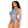 Swim Systems Maya Underwire Women's Swimsuit Blue Bikini Top, Blue Poppy, 36D view 4