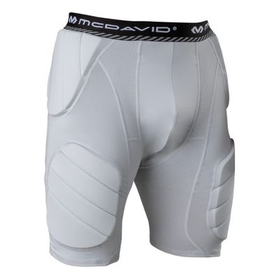 McDavid Football Girdle for Men - Durable & Breathable 5-Pad Girdle with Hard-Shell Thigh Guards for Padded Support, Ideal for Football & Lacrosse (Adult)