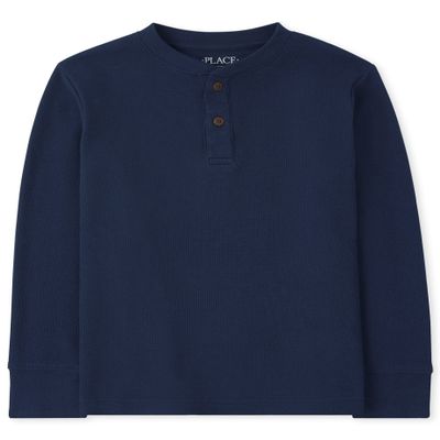 The Children's Place boys Long Sleeve Fashion T-shirts T Shirt, Tidal, XX-Large US