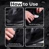 aZengear Repair Patches (30+ Colors) for Down Jackets, Puffers, Tents, Shoes, Sleeping Bags - Stick On, Waterproof, Tear-Cold-Heat-Resistant Nylon Polyester Fabric (11 Pcs, Black) view 2