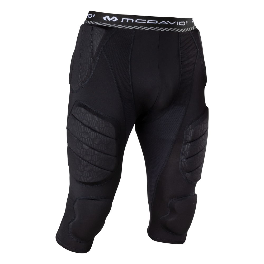 Mcdavid Mens Football Integrated 7 Pad Compression Tights, Protection for HIPS, Thighs, Tailbone & Knees, Adult