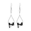 2pcs Adjustable Tension Flat Line Release Clips Thread On Fishing Kites Downriggers Lines with Ball Bearing Swivel view 1