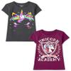 The Children's Place,Short Sleeve Graphic T-Shirt 2-Pack,Unicorn ACADEMY/Soccer Unicorn,Large (10/12) view 1