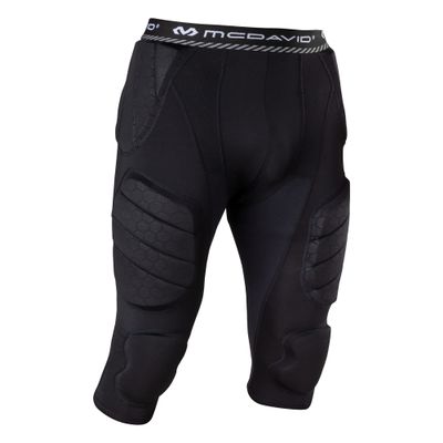 Mcdavid Youth Football Integrated 7 Pad  Compression Tights, Protection for HIPS, Thighs, Tailbone & Knees, Kids