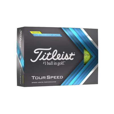Titleist Tour Speed Yellow Golf Balls (One Dozen)