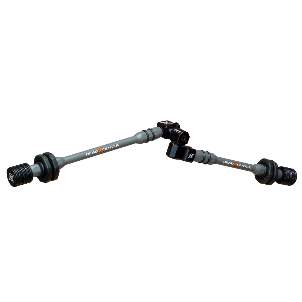 Dead Center Archery Products Dead Level Hunter XS Carbon Stabilizer Kit (10 & 8, Grey)