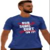 3X-Large Royal Unisex Rub Some Dirt On It Funny Baseball Softball Gift Idea T-Shirt view 3