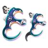 Lamehfyo Compound Bow Release Aid Thumb Release 3/4 Fingers Adjustable Automatic Archery Thumb Release Trigger for Outdoor Archery Hunting Training (Multicolour) view 1