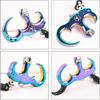 Lamehfyo Compound Bow Release Aid Thumb Release 3/4 Fingers Adjustable Automatic Archery Thumb Release Trigger for Outdoor Archery Hunting Training (Multicolour) view 3