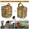 Survival Kit, 250Pcs Survival Gear First Aid Kit with Molle System Compatible Bag and Emergency Tent, Emergency Kit for Earthquake, Outdoor Adventure, Hiking, Hunting, Gifts for Men Women view 2