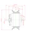 36V48V 450W 10 Inch Brushless Gearless Hub Motor With Vacuum Tire Black Drum Brake For Trolley scooter(48V450W) view 2