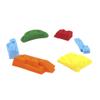 Atomik Rock Climbing Holds 6 Screw-On Small Sandstones in Assorted Bright Tones view 3