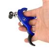 Lamehfyo Compound Bow Release Aid Thumb Release 3/4 Fingers Adjustable Automatic Archery Thumb Release Trigger for Outdoor Archery Hunting Training (Blue) view 3