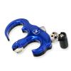 Lamehfyo Compound Bow Release Aid Thumb Release 3/4 Fingers Adjustable Automatic Archery Thumb Release Trigger for Outdoor Archery Hunting Training (Blue) view 4