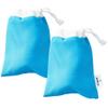 HIBAR Travel Pouch 2 Pack, Shampoo and Conditioner Bar Travel Bag, Portable Terry Cloth Drawstring Bag, Lightweight Sustainable On-The-Go Holder Case, Quick Dry, Fits 1 Bar view 1