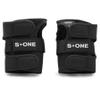 S1 Wrist Guards for Skateboarding, BMX, and Roller Skating - Black Medium (7.5"-8.5") - Highly Durable Heavy Weight Ballistic Nylon and High-Grade ABS Plastic Splint view 2