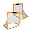 Soccer Goal Set of 2 Size 4'x3' Portable Foldable Soccer Nets Carry Bag for Games and Training for Backyard for Kids and Teens view 1