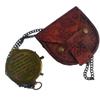 Antique Brass Compass with Chain Locket and Leather Case Be Strong Engraved Camping Compass Handmade Marine Pocket Compass Nautical A Great Gift Item for Decor by ALLORY TECH view 3