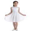 Jhaoyu Kids Flower Girls Dress Sleeveless Lace Floral Party Dresses Wedding Pageant Formal Prom Ball Gown Ivory 10 Years view 1