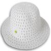 Easter Supply Easter Springtime Colorful Kids' Straw Hat with Daisy Accent - Crown Measures 6.75 Inches (White) One Size 042012 0 view 1