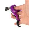 Lamehfyo Compound Bow Release Aid Thumb Release 3/4 Fingers Adjustable Automatic Archery Thumb Release Trigger for Outdoor Archery Hunting Training (Purple) view 2