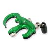 Lamehfyo Compound Bow Release Aid Thumb Release 3/4 Fingers Adjustable Automatic Archery Thumb Release Trigger for Outdoor Archery Hunting Training (Green) view 2