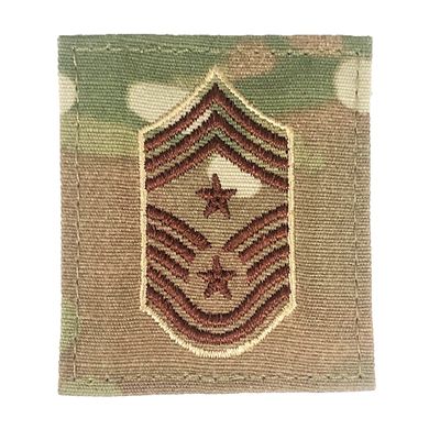A.F. COMMAND CHIEF MASTER SERGEANT 2X2 OCP WITH HOOK