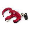 Lamehfyo Compound Bow Release Aid Thumb Release 3/4 Fingers Adjustable Automatic Archery Thumb Release Trigger for Outdoor Archery Hunting Training (Red) view 2