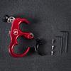 Lamehfyo Compound Bow Release Aid Thumb Release 3/4 Fingers Adjustable Automatic Archery Thumb Release Trigger for Outdoor Archery Hunting Training (Red) view 4