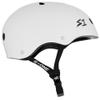 S1 Mega Lifer Helmet for Skateboarding, BMX, and Roller Skating - Extra-Large Fit for Bigger Heads - EPS Fusion Foam, CPSC & ASTM Certified - White Gloss Large (24") view 2