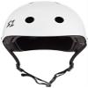 S1 Mega Lifer Helmet for Skateboarding, BMX, and Roller Skating - Extra-Large Fit for Bigger Heads - EPS Fusion Foam, CPSC & ASTM Certified - White Gloss Large (24") view 3