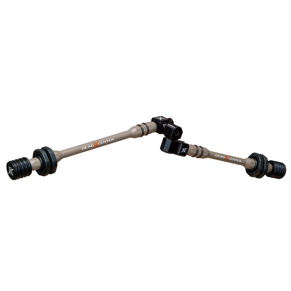 Dead Center Archery Products Dead Level Hunter XS Carbon Stabilizer Kit (10 & 8, Tan)