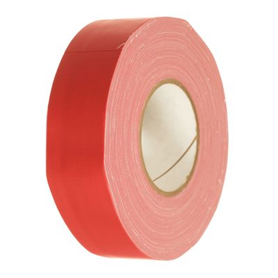 Outdoor Gaffer's Style Cloth Pickleball Court Tape, 2 Inches Wide, 204 Feet Long, Ultra Durable (Red)