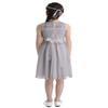 Jhaoyu Kids Flower Girls Dress Sleeveless Lace Floral Party Dresses Wedding Pageant Formal Prom Ball Gown Gray 10 Years view 2