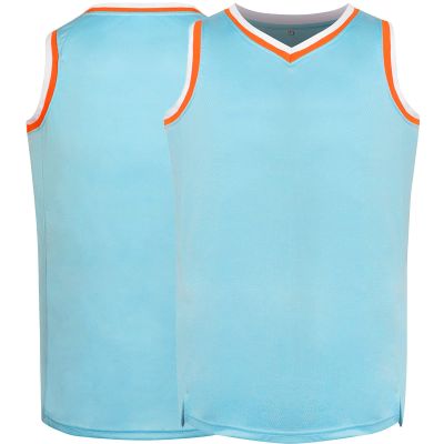 Phoneutrix Blank Basketball Jersey, Men's Mesh Athletic Reversible Sports Shirts S-3XL (Small, Light-Blue)