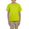 JustBlanks Youth Short Sleeve Casual Tee Shirt - Regular-fit Dri-Power Active Lightweight Crew Neck T-Shirt for Big Boys - Safety Green - M view 1