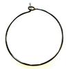 100Pcs. WHOLESALE Black Earring HOOPS 30mm / 1-1/4" Tibetan Glass Rings Q0662 charm original view 1