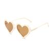 DOOVID Kids Sunglasses Heart Shaped Sunglasses for Toddler Girls Age 3-10 UV 400 Protection Outdoor Beach Z Heart Beige One Size view 1
