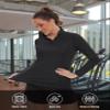 TACVASEN Women's 1/4 Zip Pullover Golf Shirts UPF 50+ Long Sleeve Sun Protection Shirts Athletic Tops Black, XL view 3